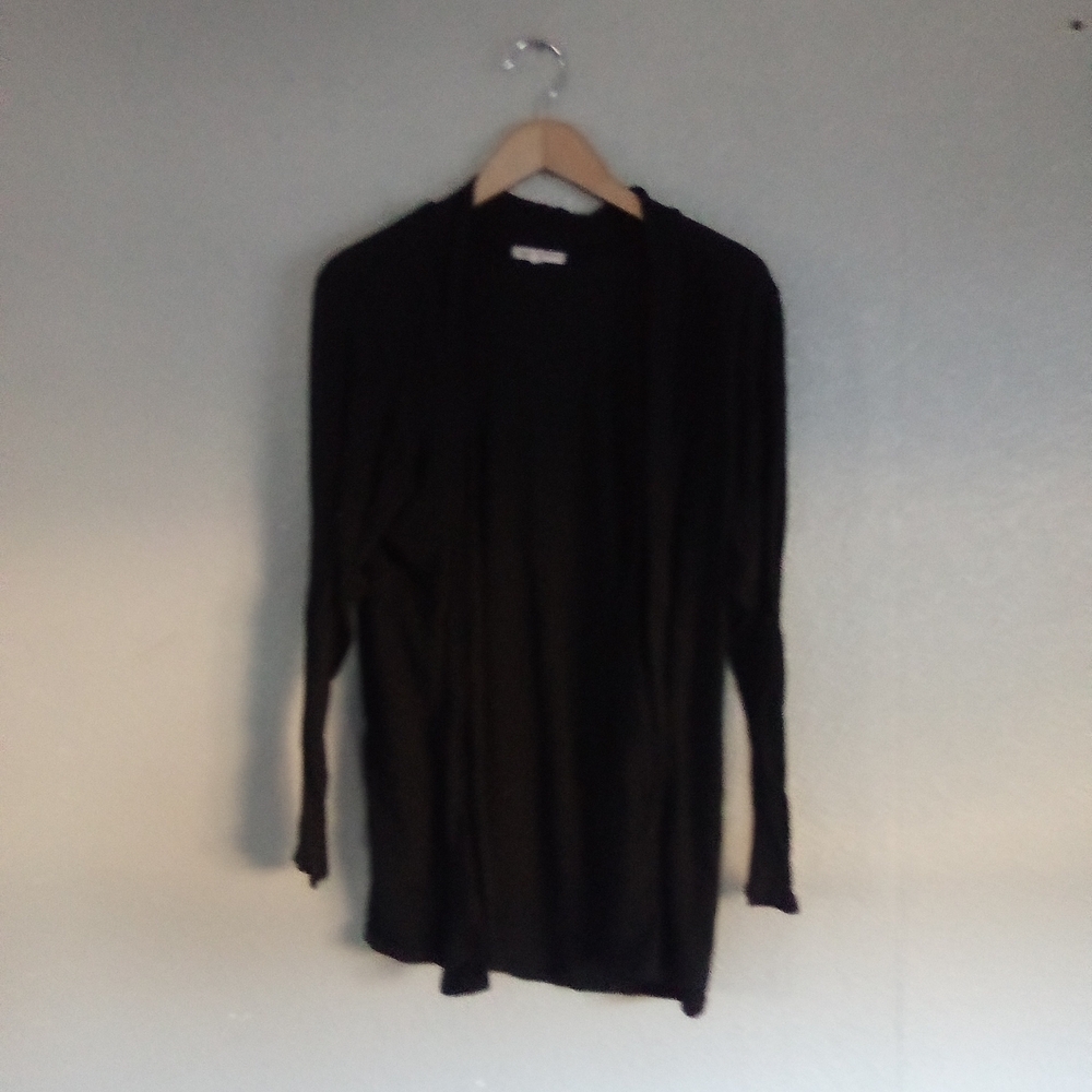 Black Open Front Cardigan ( Bag Z )